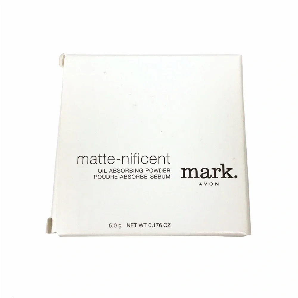 mark. Matte-Nificent Pressed Powder Oil Absorbing Compact Mirror Puff Matte Mid